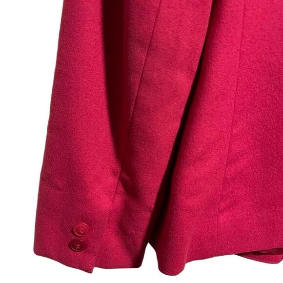 Pendleton- Women’s Hot Pink 100% Virgin Wool Blazer Jacket, SIze 8 PETITE - Picture 7 of 15